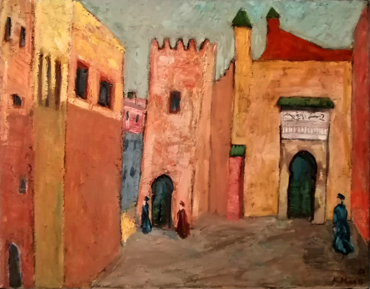 Konrad-Maass-Platz-in-Marrakesch-70x80-klein