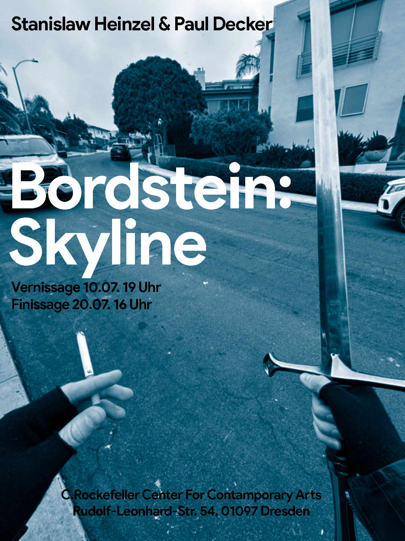 10.07.25 19 Uhr: BORDSTEIN:SKYLINE – Duo Ausstellung von Stanislaw Heinzel und Paul Decker
