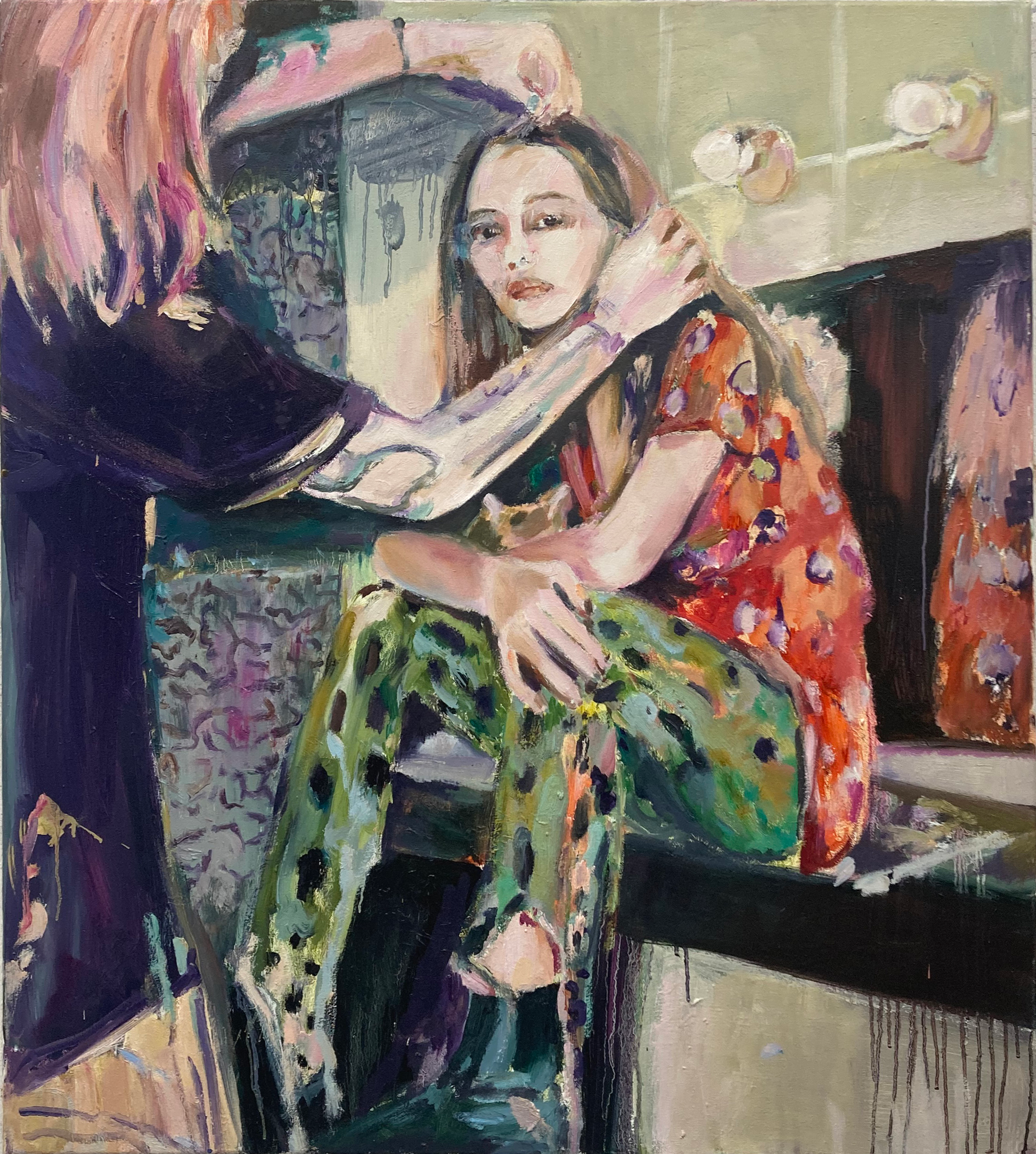 3.  Sophia &Kate 2024 öl auf Lwd 130 x 100 cm  