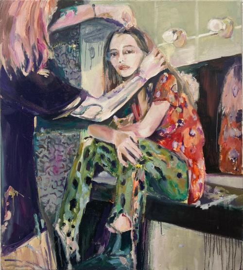 3.  Sophia &Kate 2024 öl auf Lwd 130 x 100 cm  