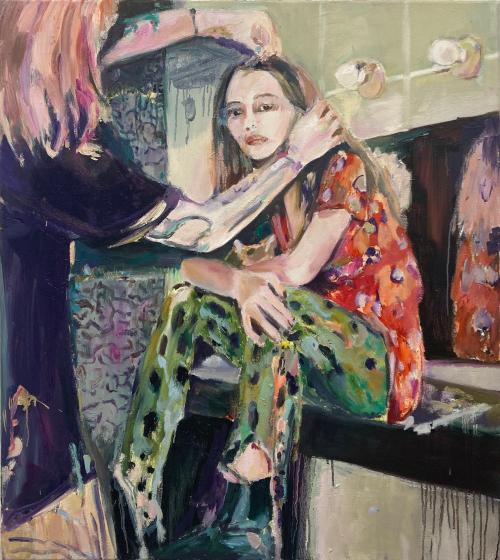 3.  Sophia &Kate 2024 öl auf Lwd 130 x 100 cm  