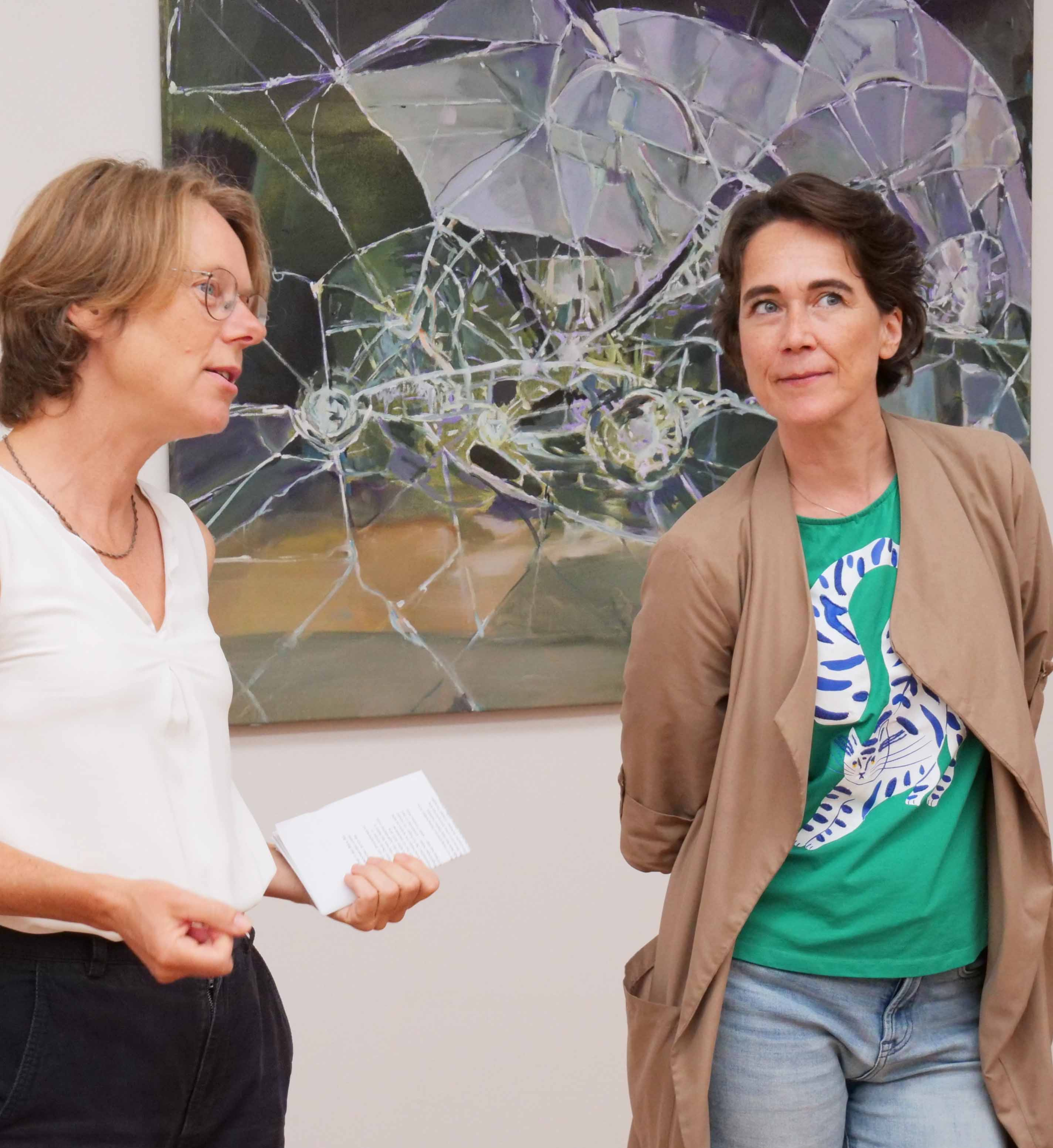 CRASH – Brüche als Motiv. Künstlergespräch mit Franziska Klotz