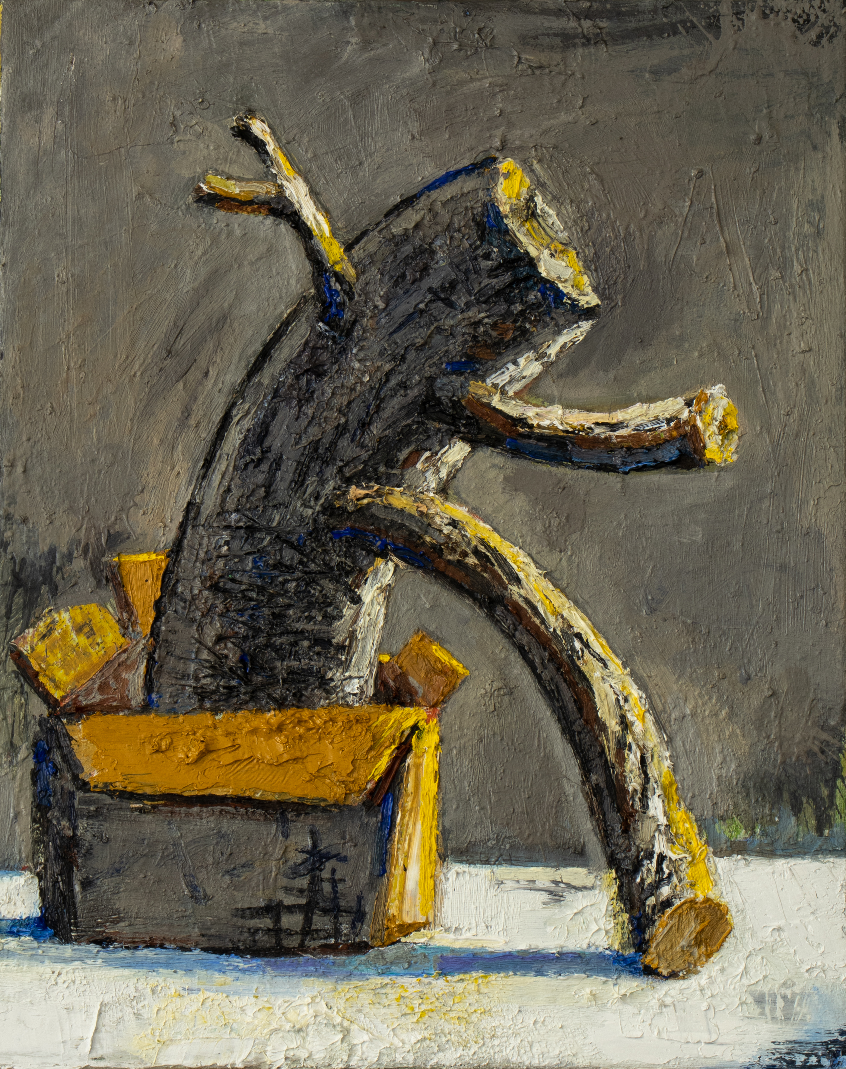 118. oversize, 2023, Öl auf Leinwand, 50x40cm