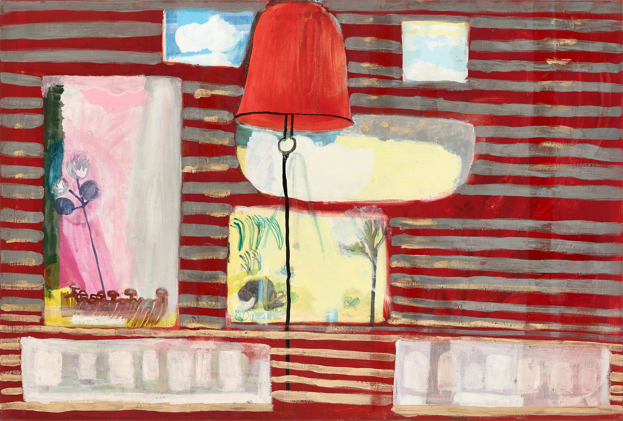 Maja Drachsel, Feldsteine, Malerei