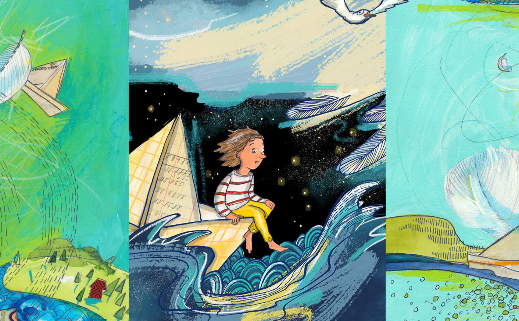 Wolkenschiffe - Geschichtenbilder von Sylvia Graupner