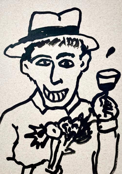 66 X JOHN | GEBURTSTAG | HOLGER JOHN | ZEICHNUNG