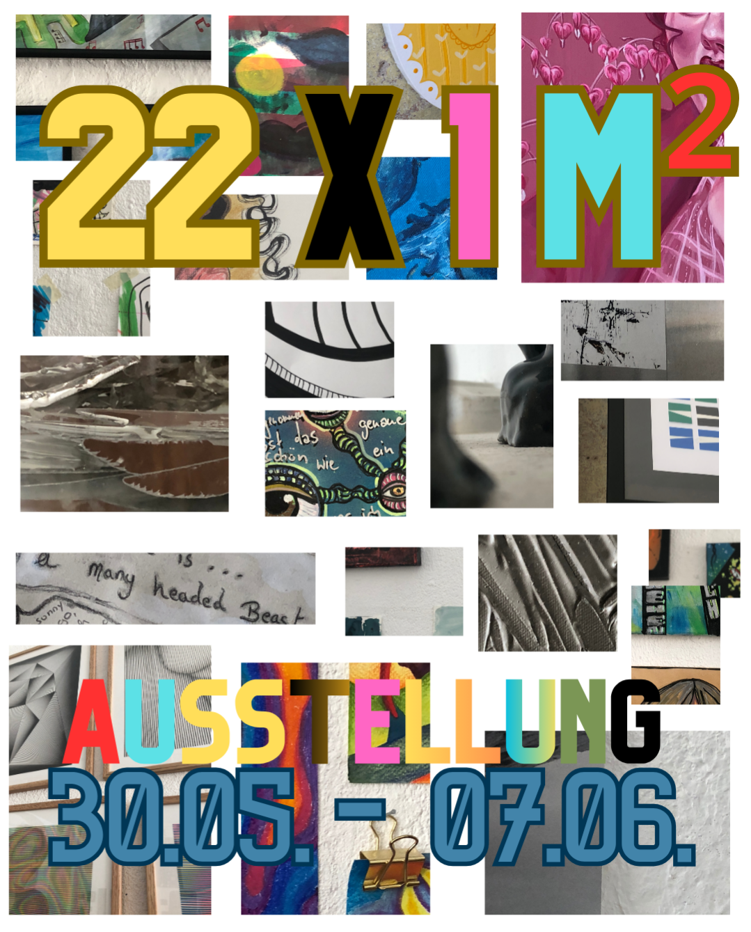 22x1m²