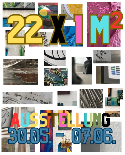 22x1m²