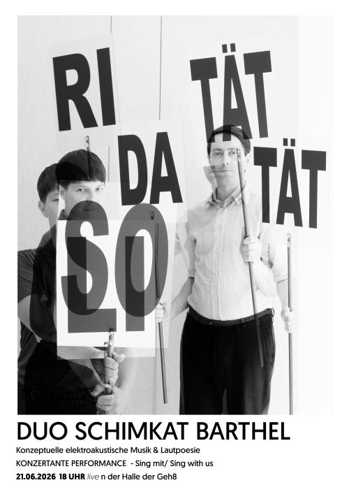 Konzertante Performance im Rahmen der Gruppenausstellung 2026: ANNA SCHIMKAT & MICHAEL BARTHEL - SING MIT / SING WITH US, 2021