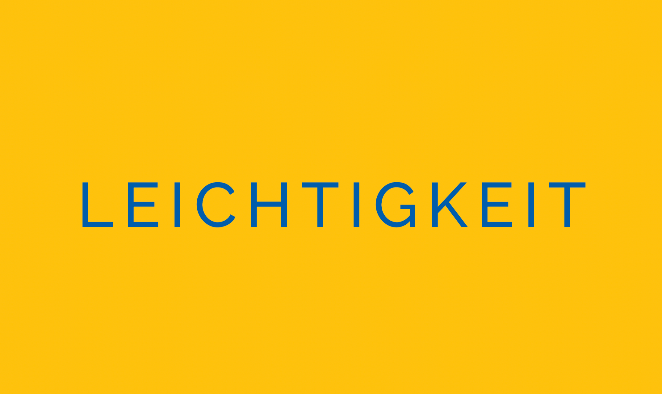 Leichtigkeit
