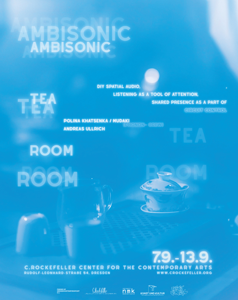 7.9.-13.9.26: Ambisonic Tea Room – Polina Khatsenka und Andreas Ullrich