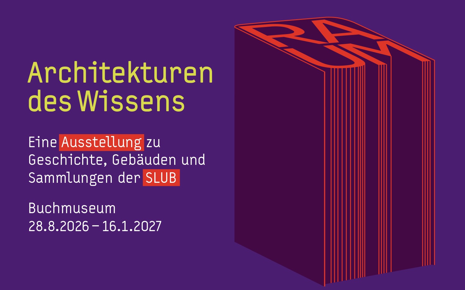RAUM. Architekturen des Wissens