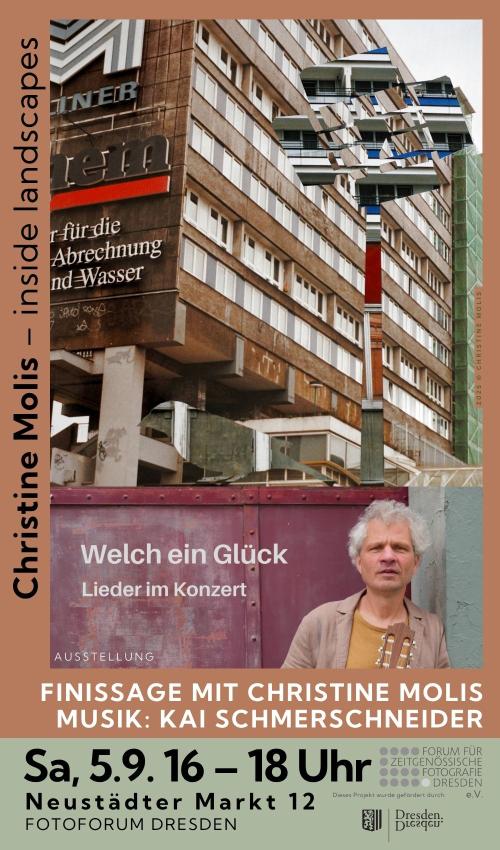 Finissage inside landscapes | Christine Molis | Musik: Kai Schmerschneider