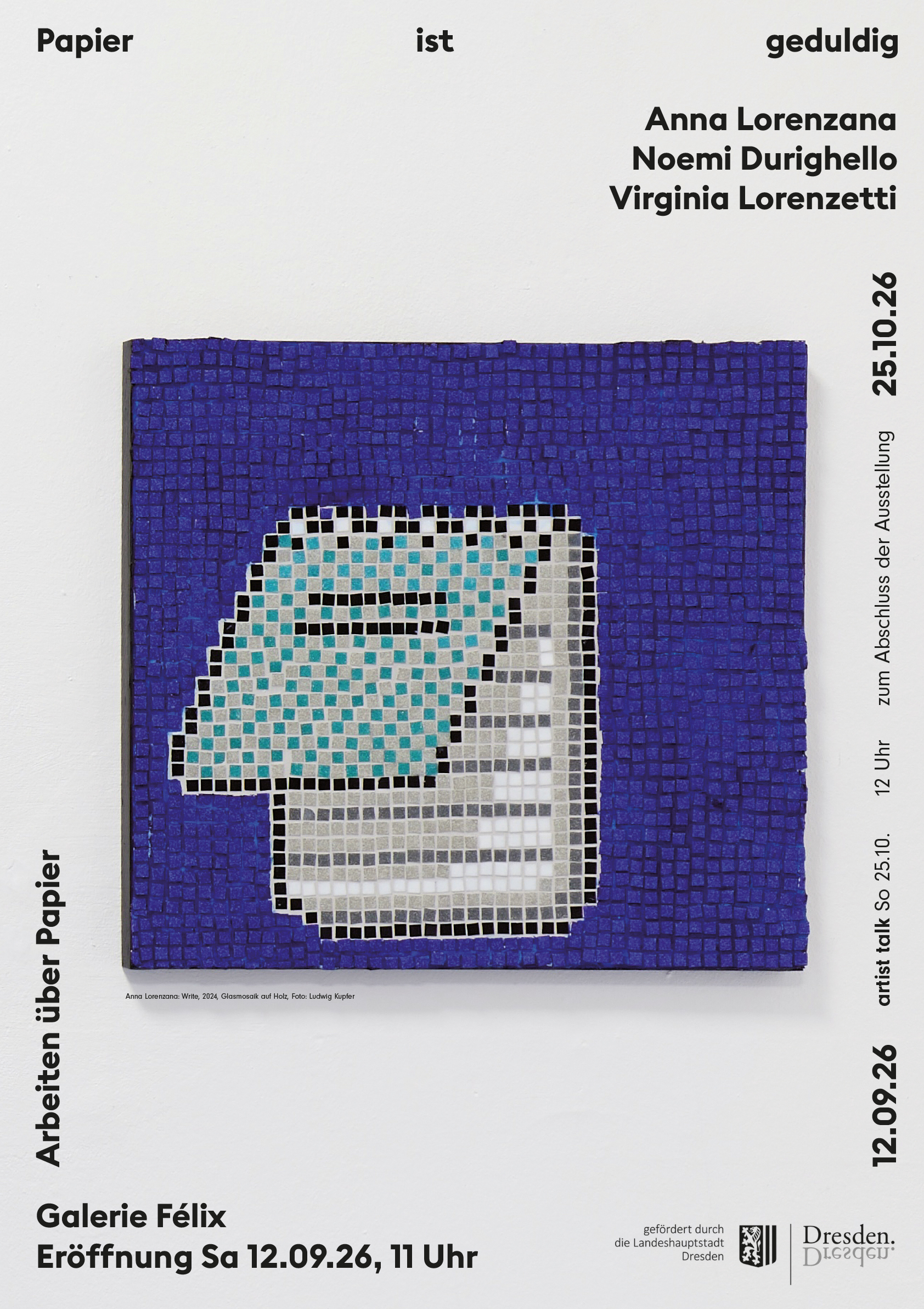 Papier ist geduldig – Anna Lorenzana, Noemi Durighello, Virginia Lorenzetti